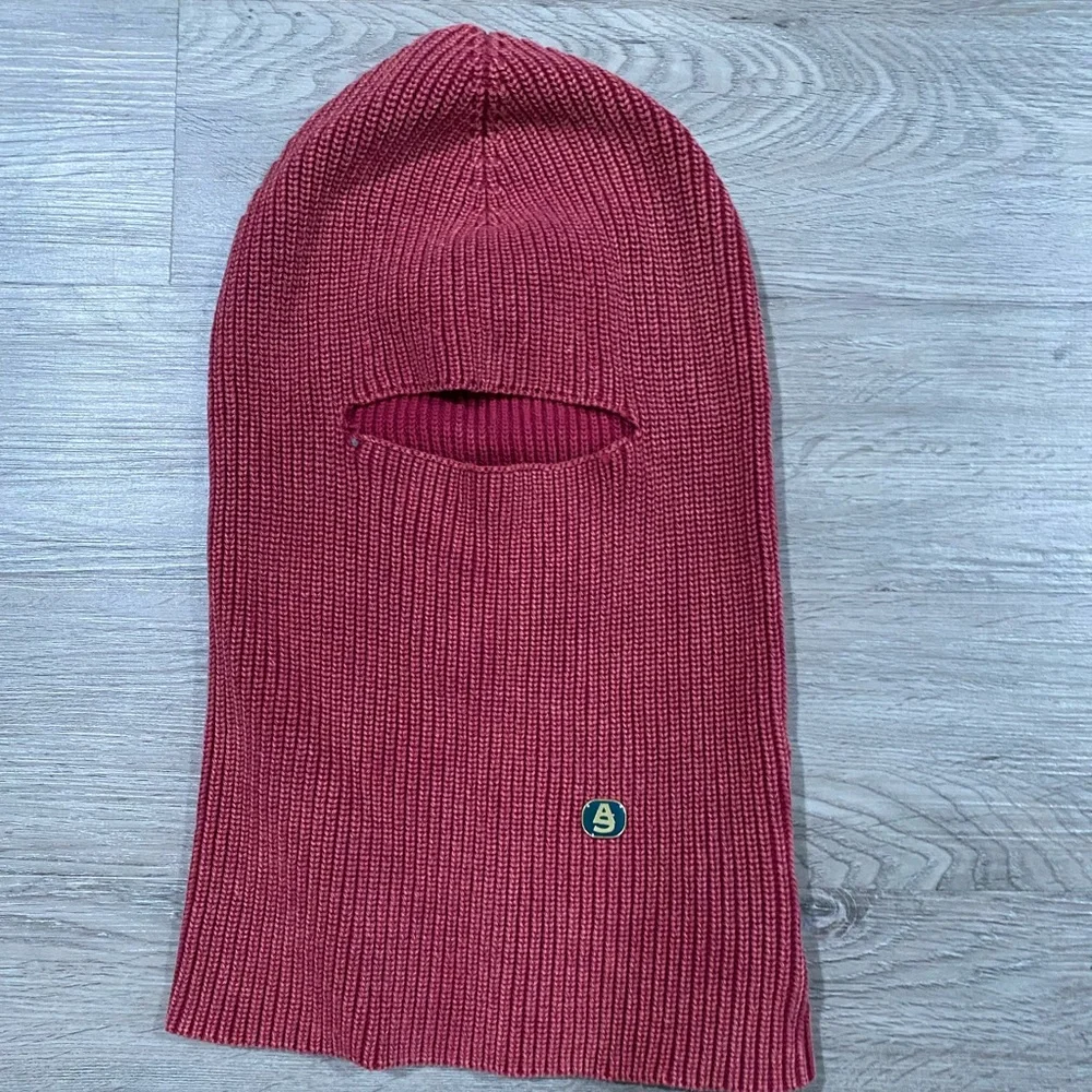 Alphastyle Knit Balaclava Red Knit Beanie 100% Cotton‎